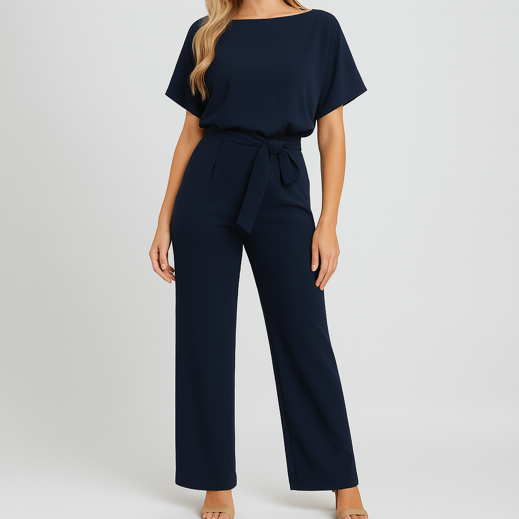 Minimalistyczny elegancki kombinezon damski